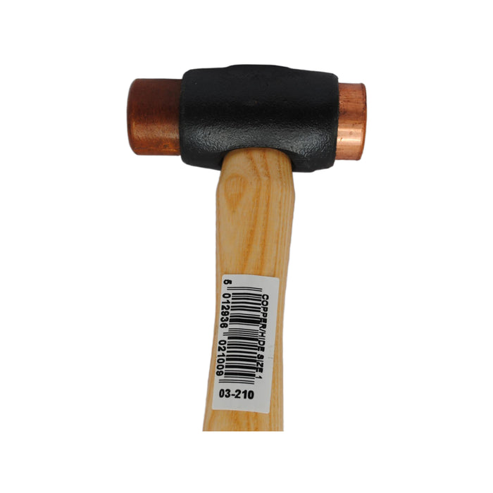 Copper and Rawhide Hammer