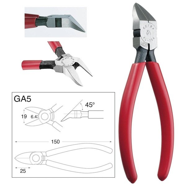 45 Degree Angled Blade 150mm Model - GA5