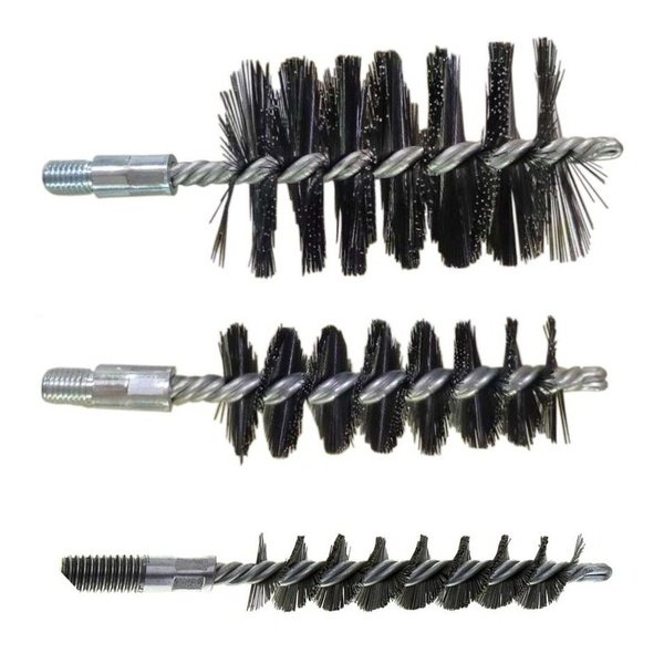 Barrel Cleaning Brushes - Heavy duty M10 Male thread