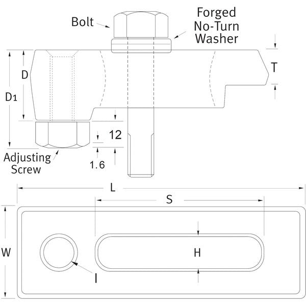 Clamps And Accessories - Mould Clamp- Closed Toe Clamp Only