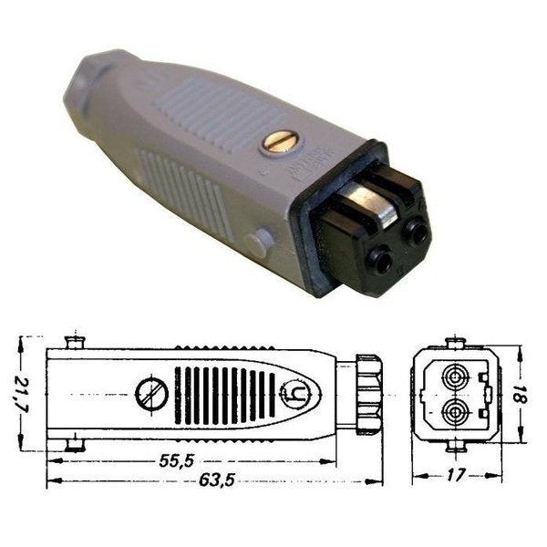 Electrical-plugs - Socket 2+earth 240V 16A Use With STAS-20