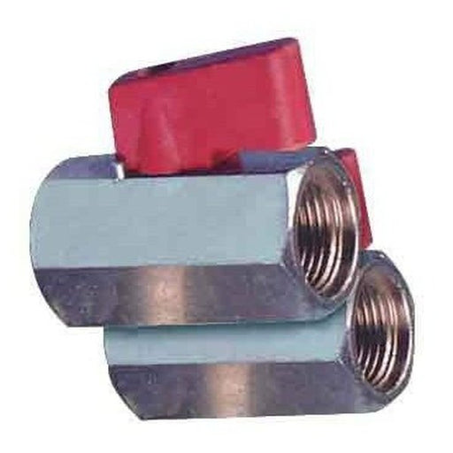 Hose Fittings - Ball Valve- Miniature, Female/Female Thread