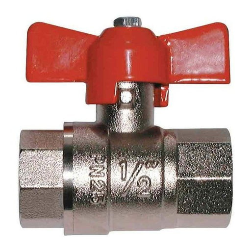 Hose Fittings - Ball Valve- T Handle, Female/Female Thread