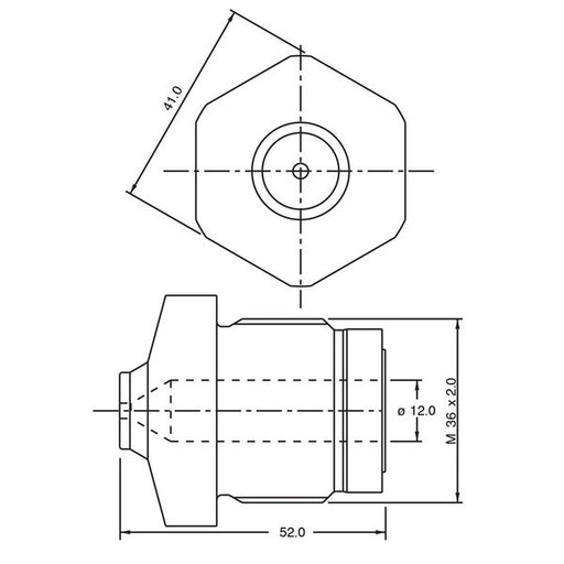 OEM Nozzle Tips - Arburg New Style Tip - Length 52mm (Thread M36x2)