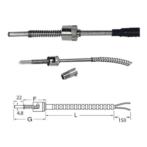 Standard Thermocouple - Bayonet Thermocouple