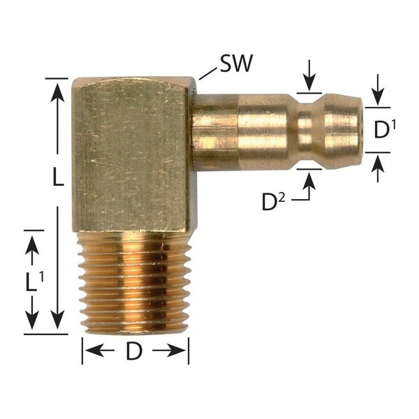 Waterline - Euro Series Compatible 90 Degree Quick Release Plugs