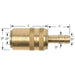 Waterline - Euro Series Compatible Straight Socket Couplings With Hose Tail