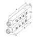 Waterline - Water Manifold- Stainless, Straight